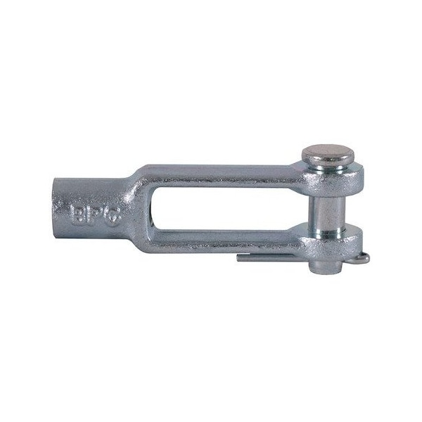 Buyers Products B27084A14Z 3/8 Inch Clevis with Pin and Cotter Pin Kit-Zinc Plated B27084A14ZKT - main